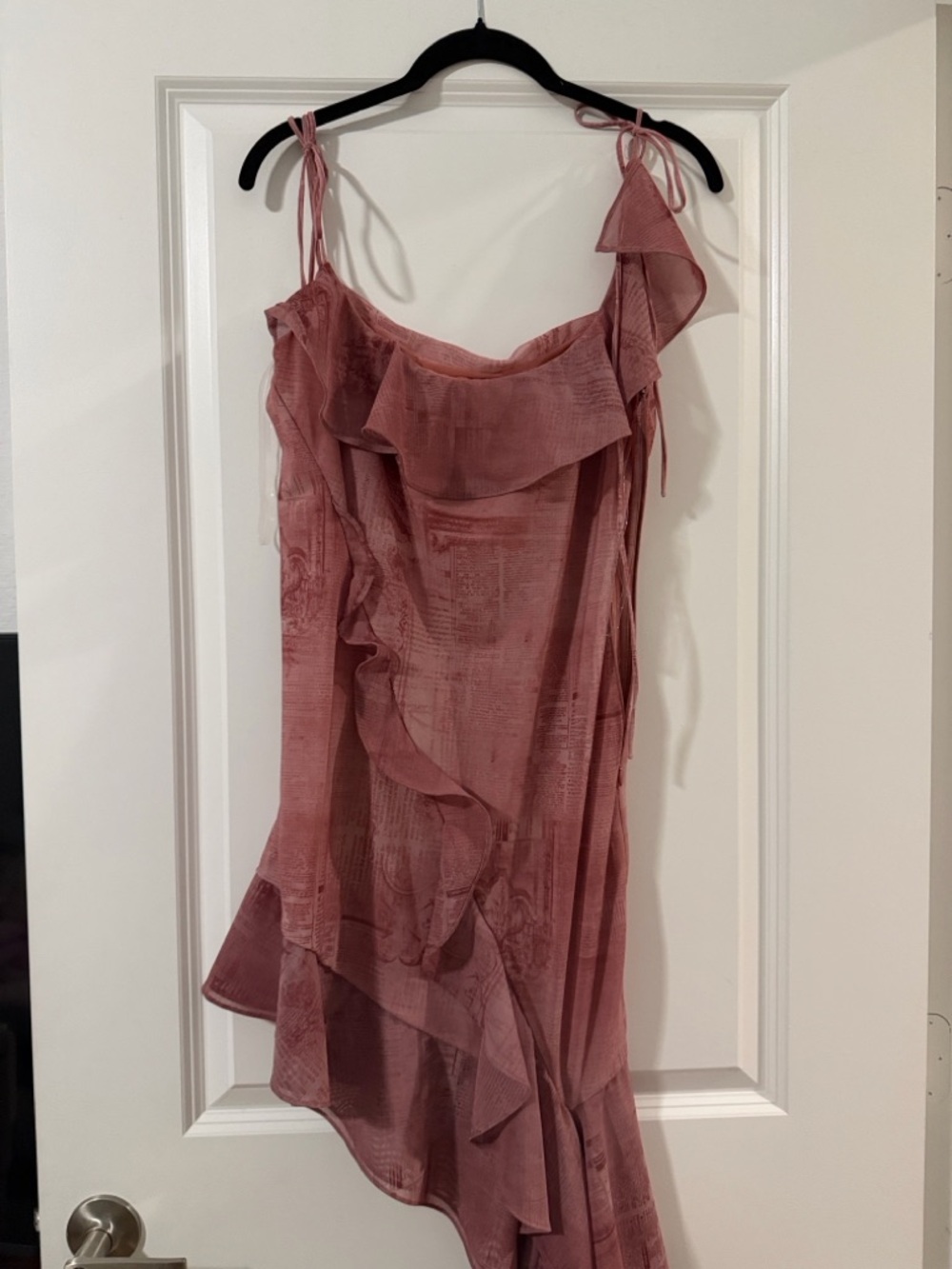 HOUSE OF CB Ruffled Pink Slip Dress - Picture 5 of 5